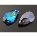Zdjęcie - Swarovski pear-shaped 22mm bermuda blue